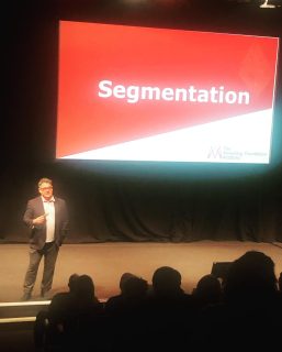 Great talk last night by @mark.ritson for @marketingacademyfoundation on his current (updated) take on segmentation, targeting and positioning (STP).